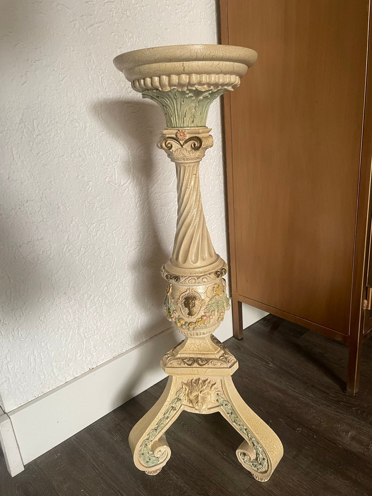 Decoratieve plantenzuil / sokkel - 70 cm hoog, Ophalen of Verzenden