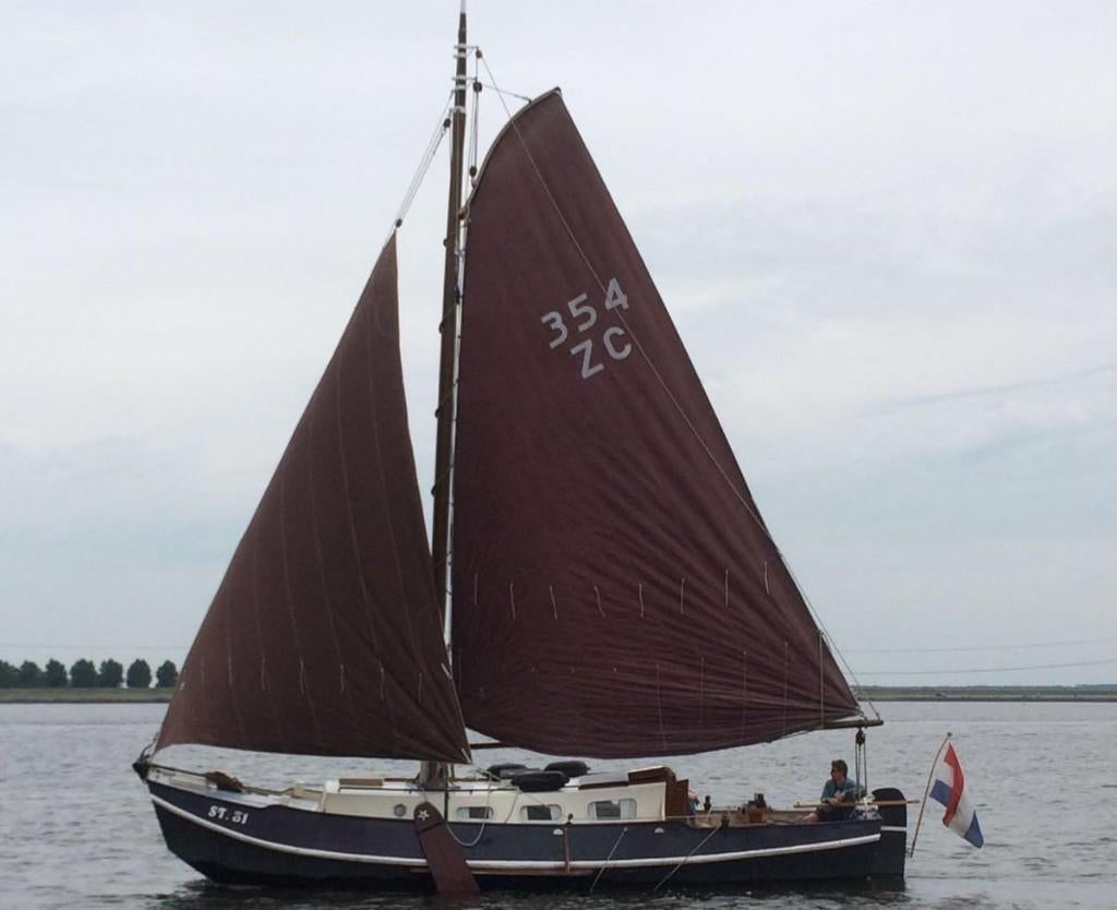 Zeeschouw ST31 10 meter - Prijs verlaagd - direct varen., Watersport en Boten, Ophalen of Verzenden, Gebruikt, Staal, Diesel