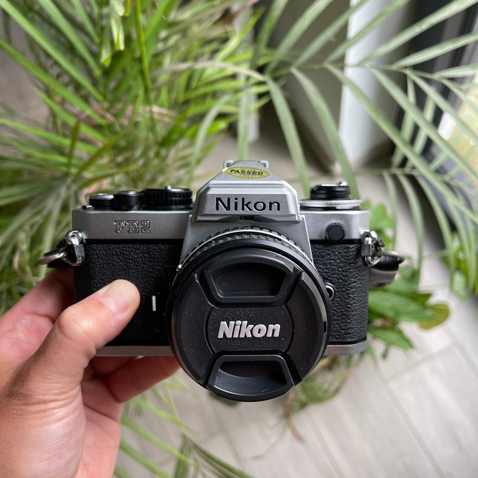 Nikon FE2 met Nikkor 28mm F2.8, Ophalen, Zo goed als nieuw, Spiegelreflex, Nikon