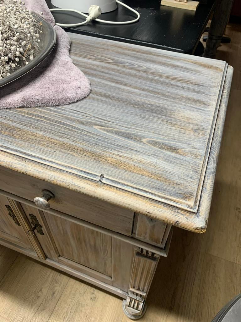 Uniek dressoir/kastje met lades en deuren, brocante stijl, Huis en Inrichting, Kasten | Dressoirs, Gebruikt, 50 tot 100 cm, 25 tot 50 cm