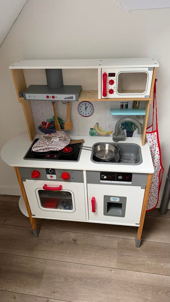 Houten Speelkeuken met Accessoires, Ophalen of Verzenden, Zo goed als nieuw