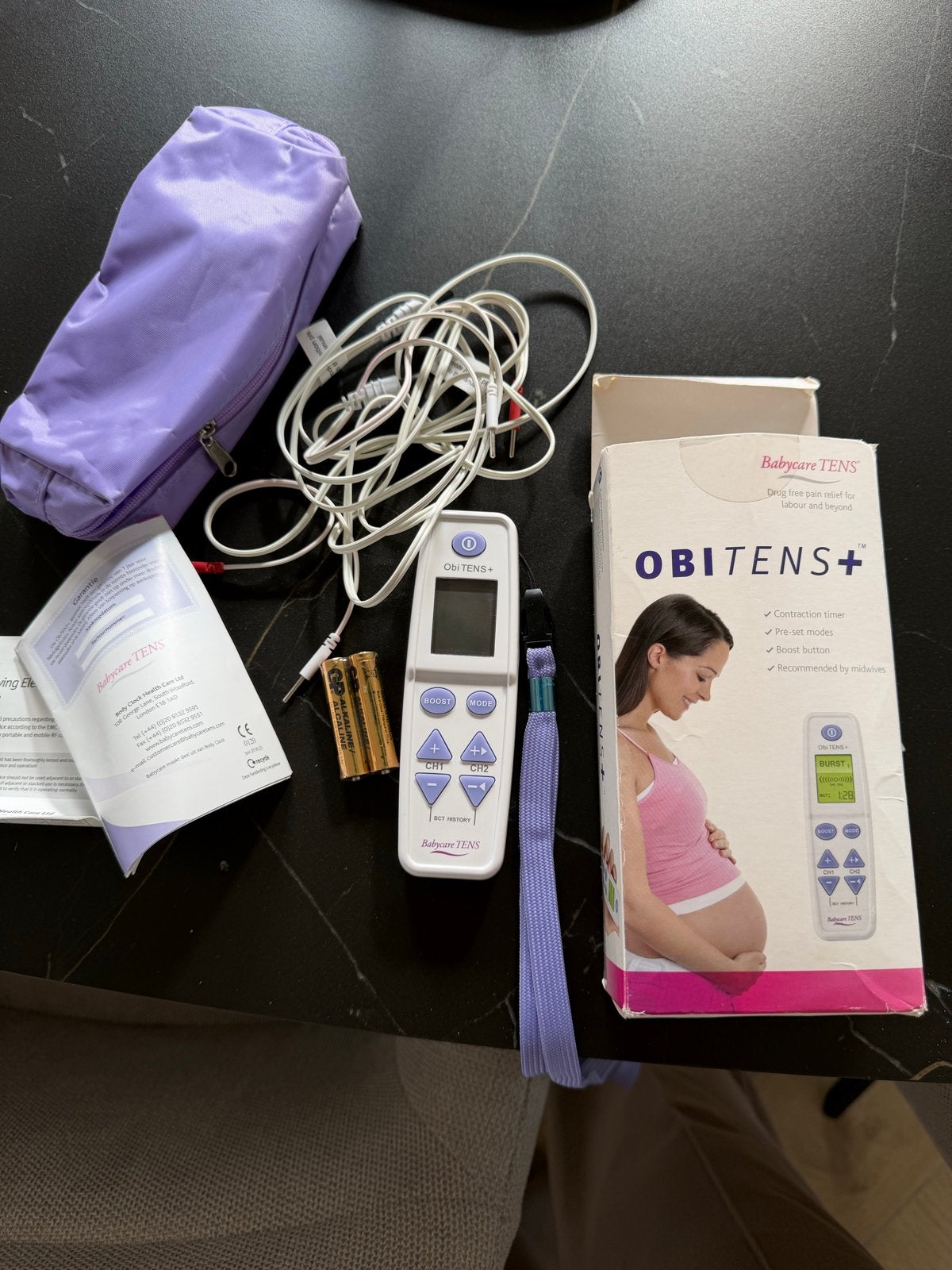 Babycare TENS OBITENS+ voor pijnverlichting tijdens bevallin, Ophalen of Verzenden, Zo goed als nieuw, Overige typen