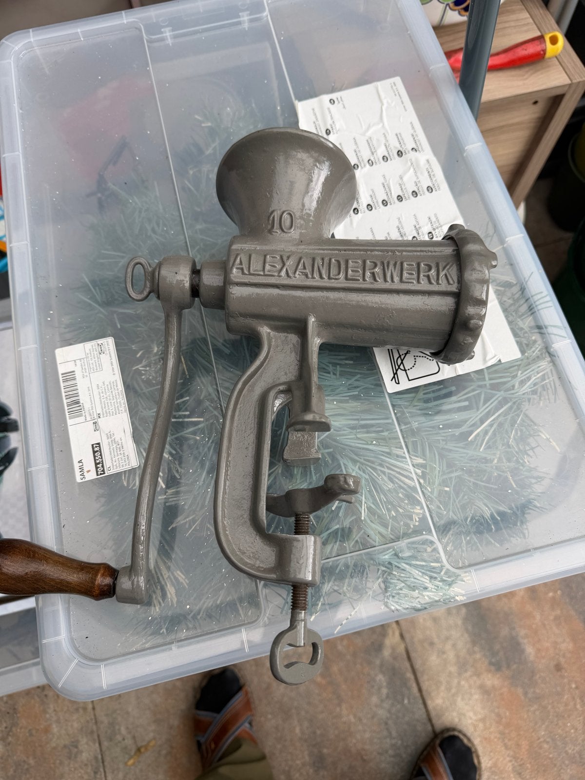 Vintage Alexanderwerk Vleesmolen - Maat 10, Ophalen