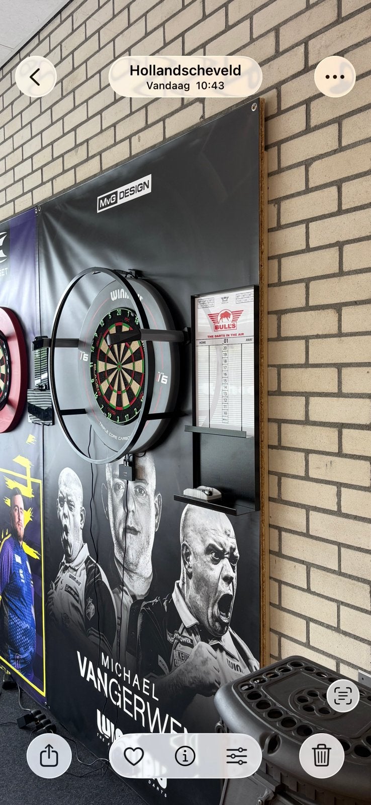 Darts schrijfbord met tablet en beker houders, Hoofdstraat 96A, Overige typen, Nieuw, Ophalen of Verzenden