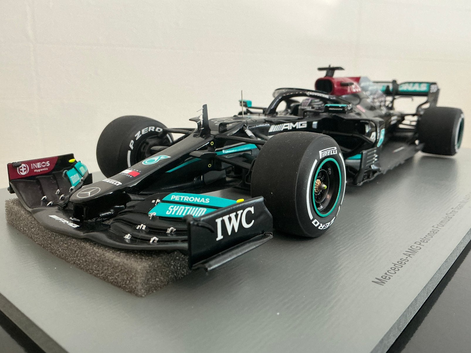 Mercedes-AMG F1 W12 E Performance Lewis Hamilton, Ophalen of Verzenden, Zo goed als nieuw, Overige merken