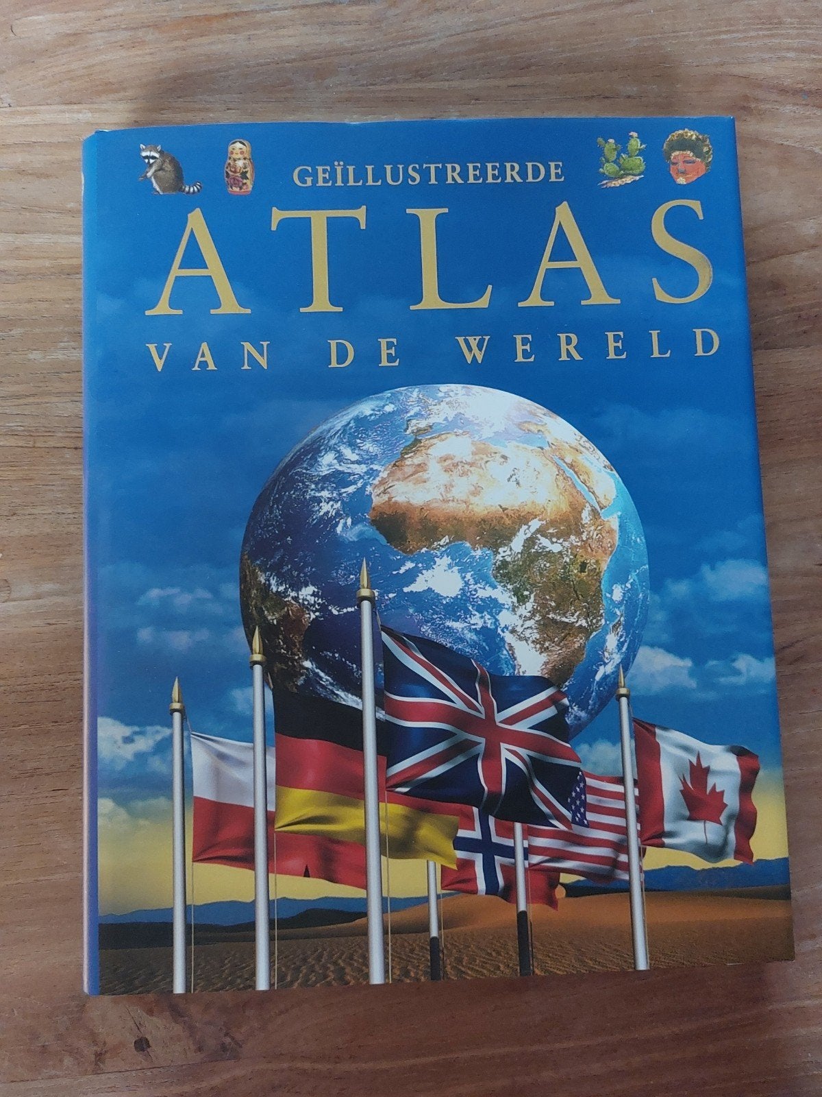 Geïllustreerde Atlas van de Wereld - Educatief Boek, Onbekend, Overige atlassen, 2000 tot heden, Ophalen of Verzenden