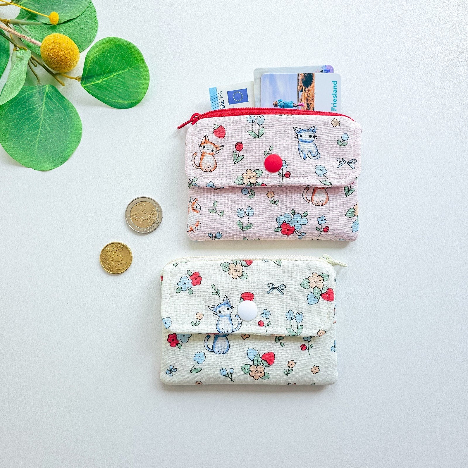 Handmade Cottom Card Wallet, Compact Wallet, Zipper Wallet, Nieuw, Ophalen of Verzenden, 3059RA, Fynn
