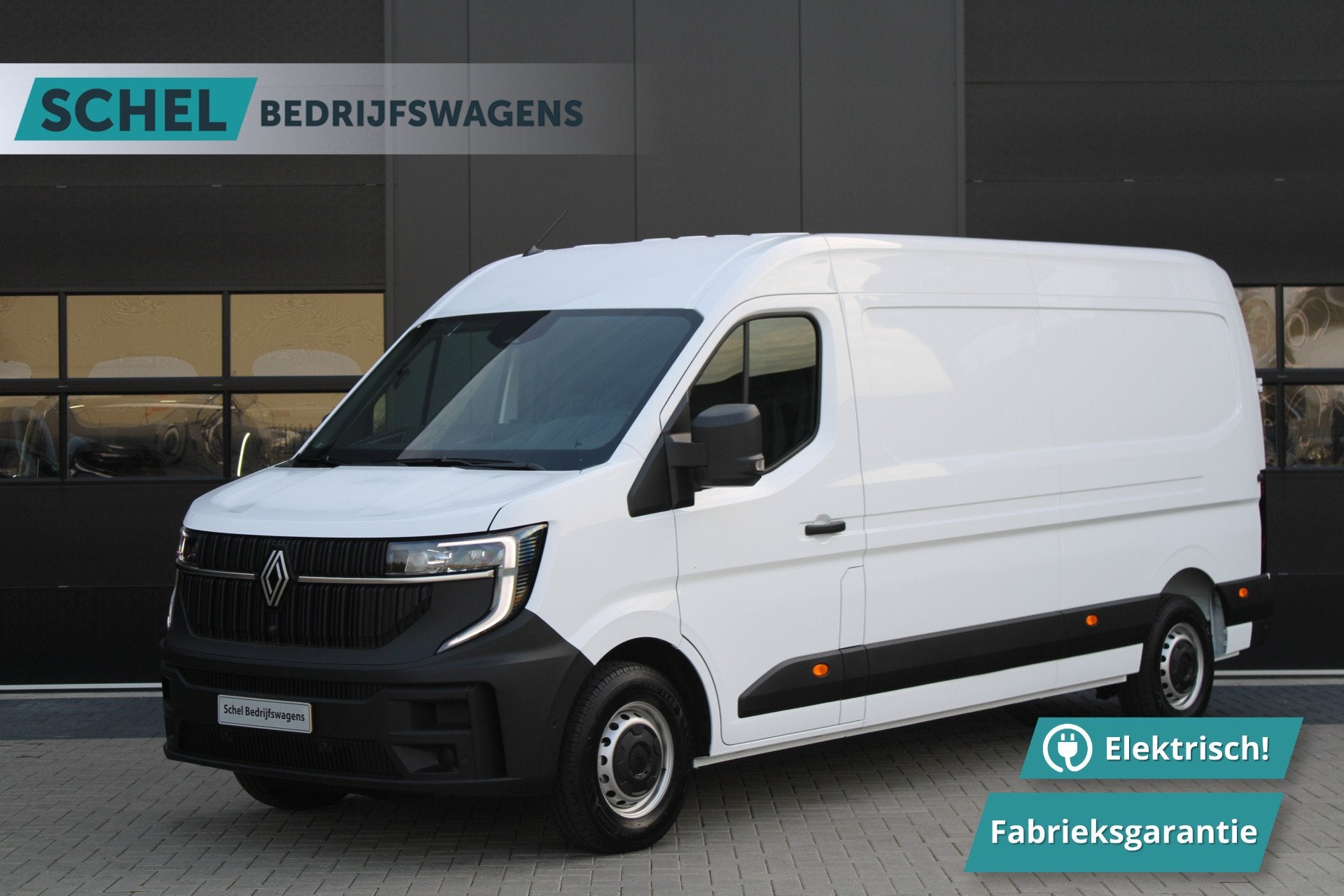 Renault Master E-Tech T35 L3H2 Advance Long Range 87 kWh 143, Stof, 399 km, Renault, Wit