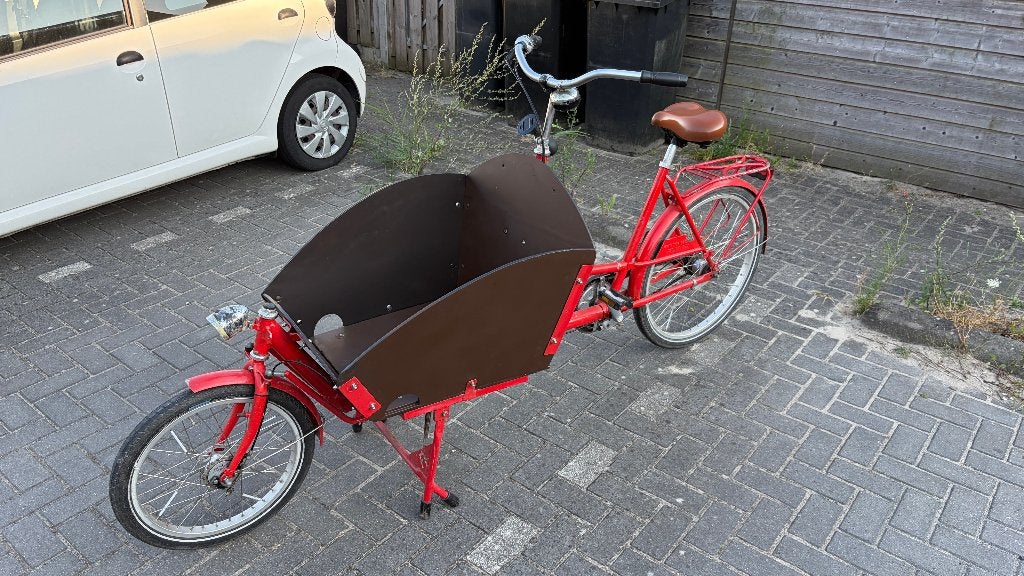 Fijne Fietsfabriek bakfiets - Opgeknapt, Ophalen, Gebruikt, 1 kind, Fietsfabriek
