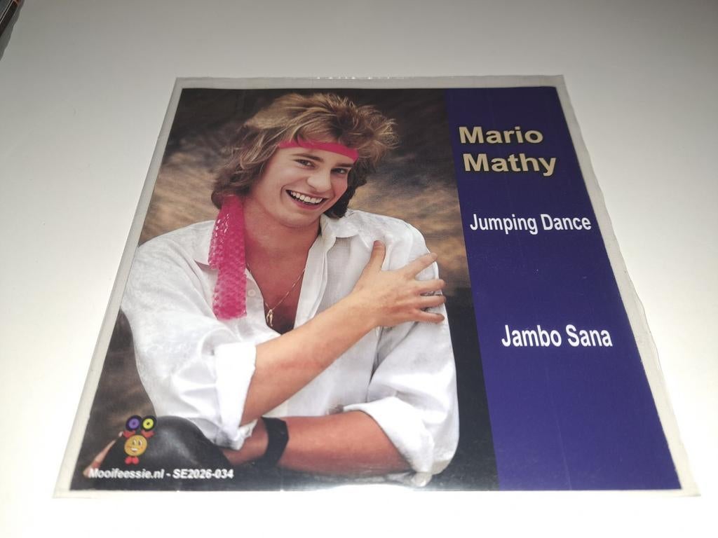 7" Mario Mathy : Jambo Sana, Cd's en Dvd's, Verzenden, Zo goed als nieuw, Overige formaten, Levenslied of Smartlap