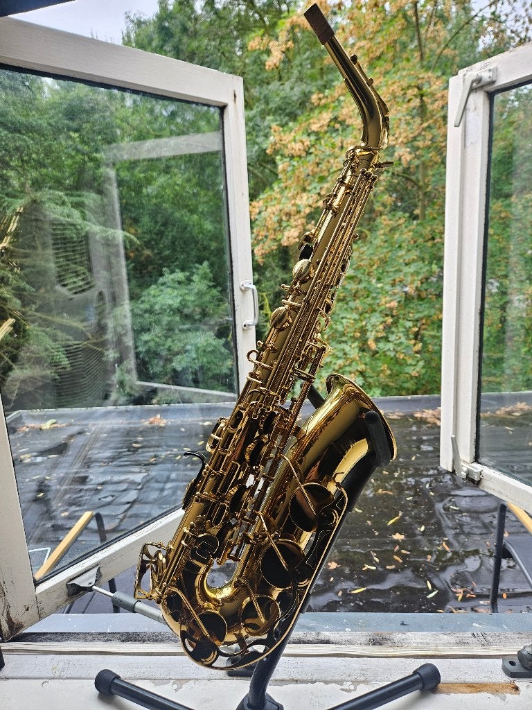 Yamaha YAS-280 (Alt Sax) + Accessories, Muziek en Instrumenten, Blaasinstrumenten | Saxofoons, Ophalen, Gebruikt, Alt, Met koffer