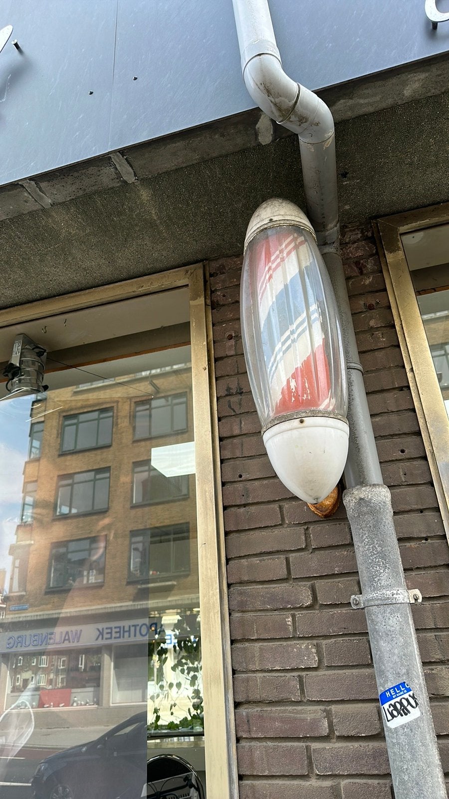 Antiek kapapers lamp, Ophalen of Verzenden