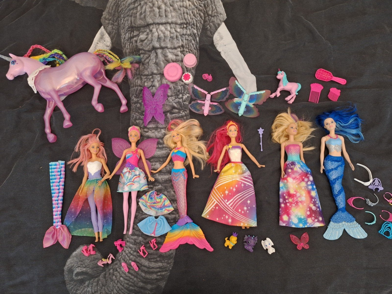 Dreamtopia barbies met paard, Ophalen of Verzenden, Barbie