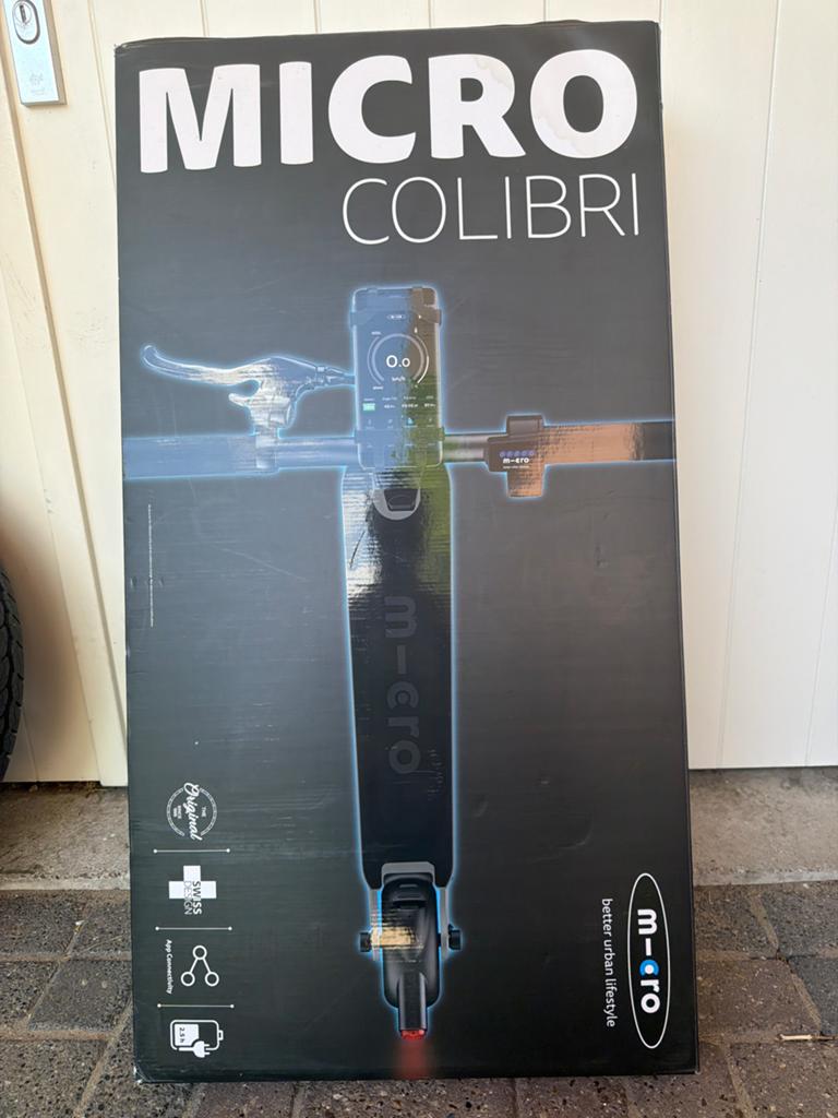 Micro Colibri M1 Elektrische Step - Met trapondersteuning, Fietsen en Brommers, Steps, Ophalen, Zo goed als nieuw, Elektrische step (E-scooter)