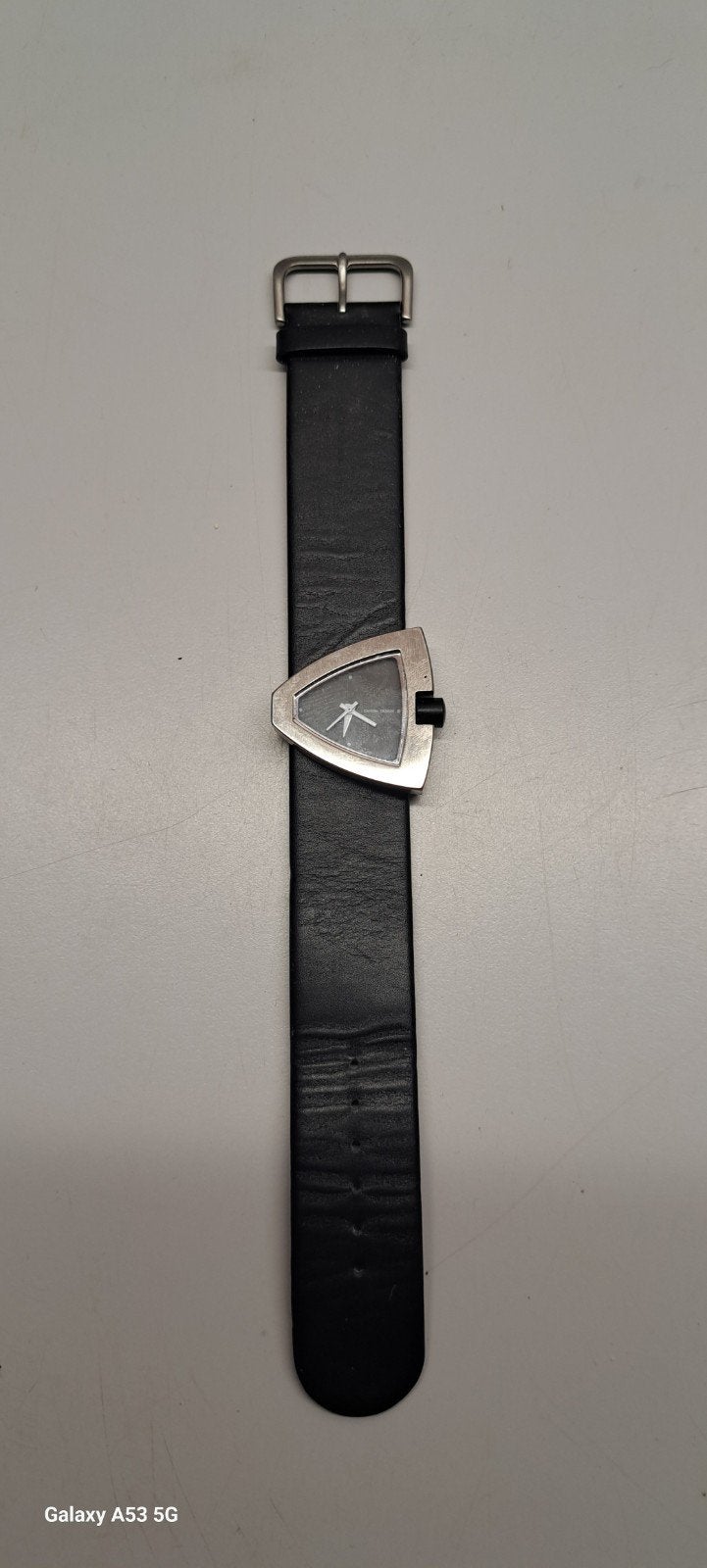Danish Design Frihed Dames Horloge - Asymmetrisch & Leer, Ophalen of Verzenden