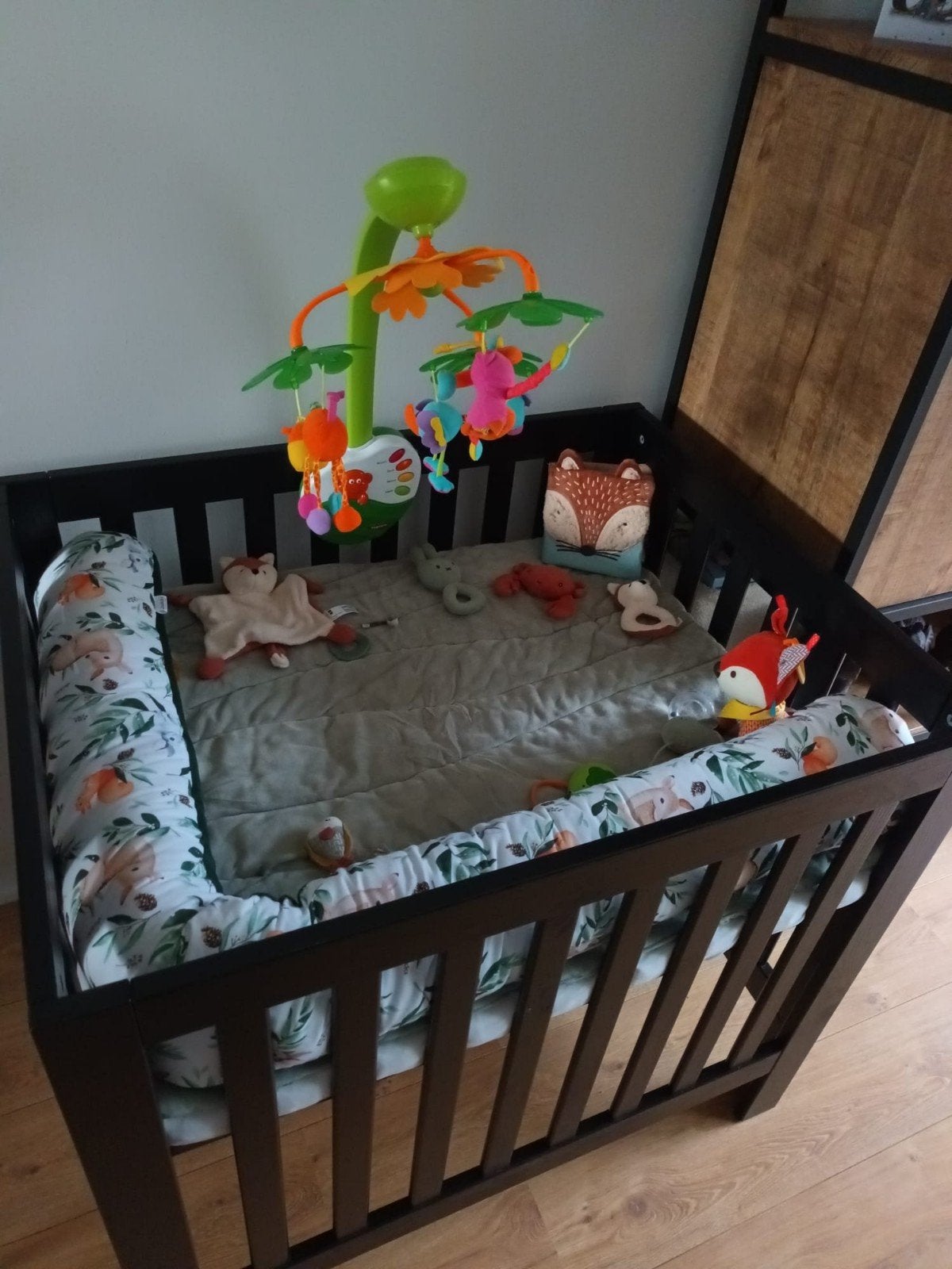 Zwarte box, Kinderen en Baby's, Ophalen of Verzenden, Zo goed als nieuw, Boxkleed