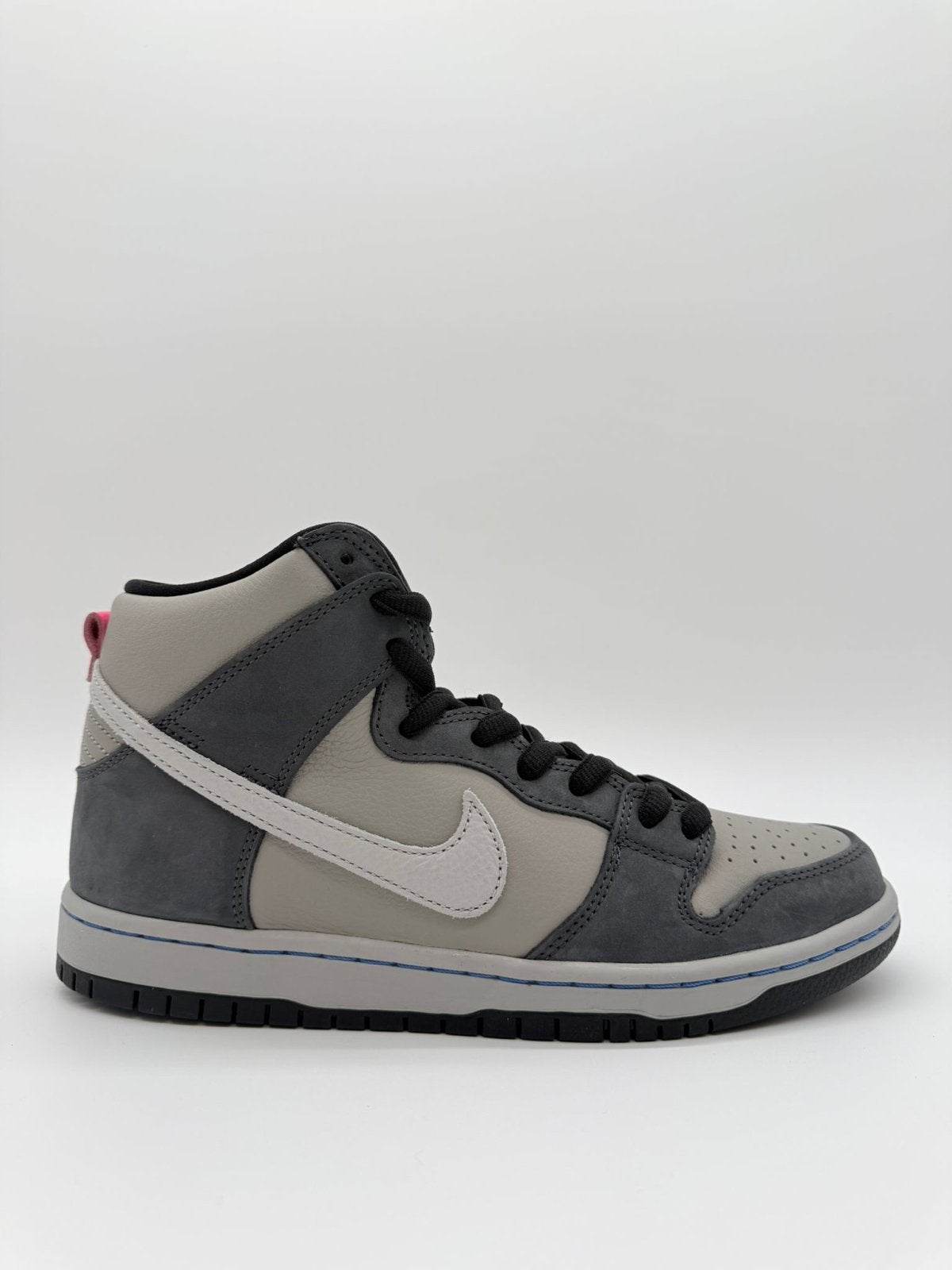 Nike SB Dunk High Medium Grey Pink - Maat 41 - DS, Overige kleuren, ., Nieuw, Ophalen of Verzenden