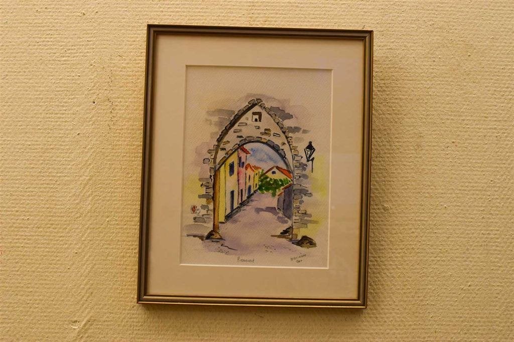 tekening/prent van een poortje 49406, Ophalen of Verzenden, Voor 1920, Ongelopen, Utrecht