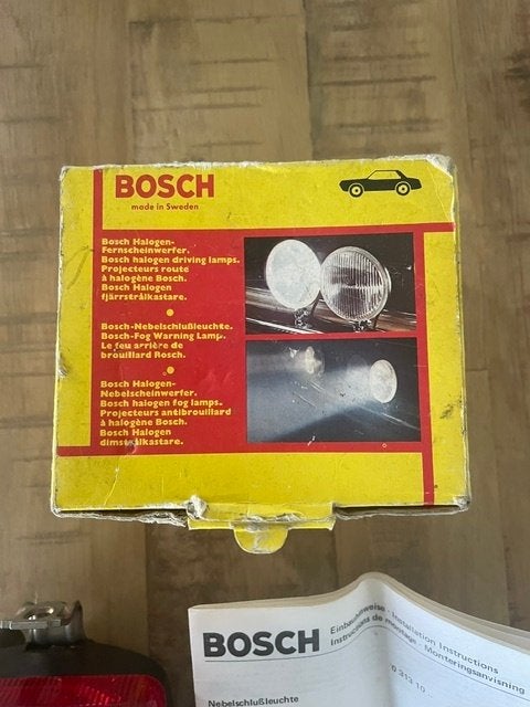 Nieuw Bosch mistachterlicht met Osram lampje in doos, Auto-onderdelen, Verlichting, Verzenden, Nieuw, Universele onderdelen