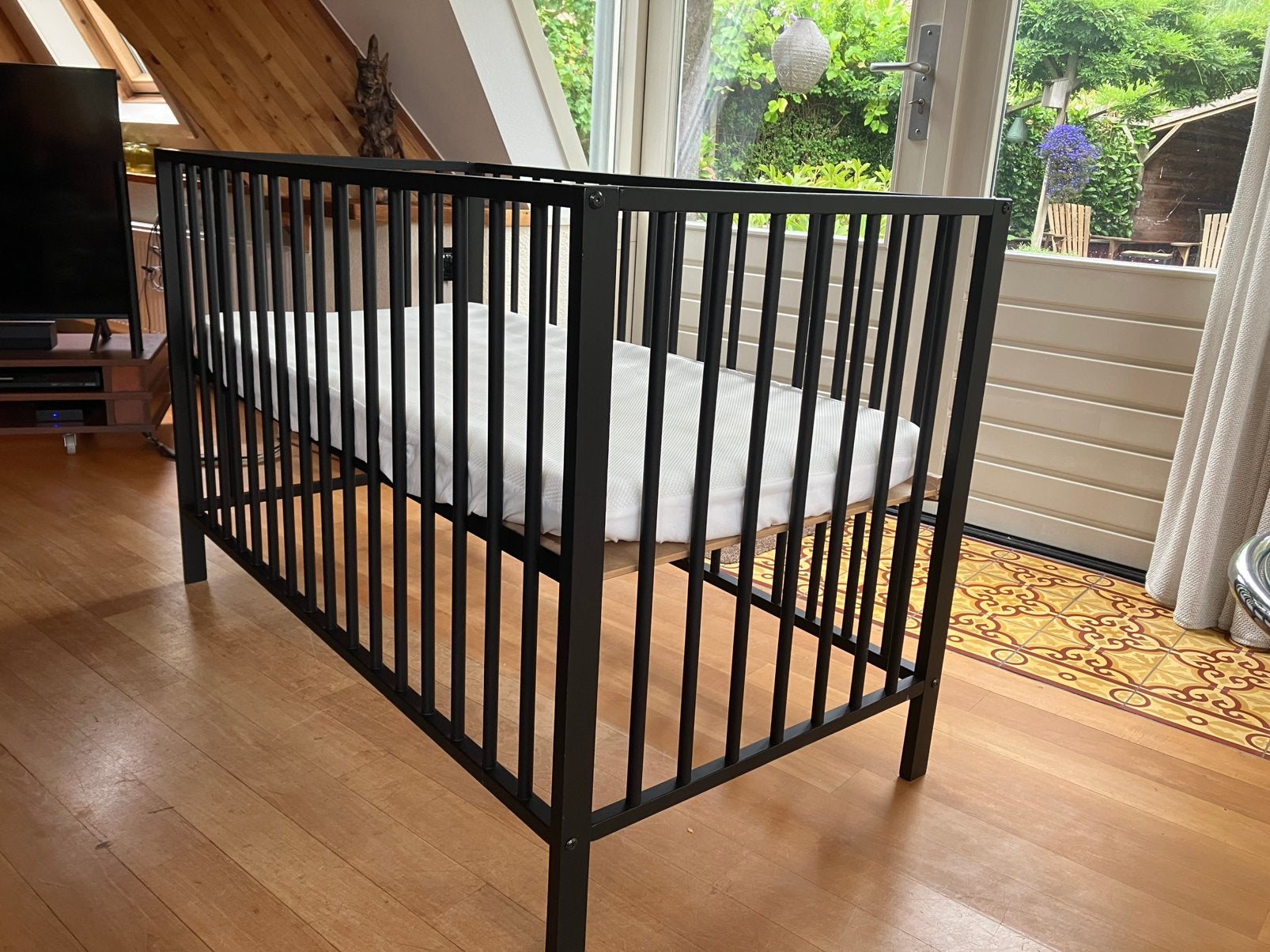 Te koop kinderledikantje, Ophalen, 70 tot 85 cm, Zo goed als nieuw, Minder dan 140 cm