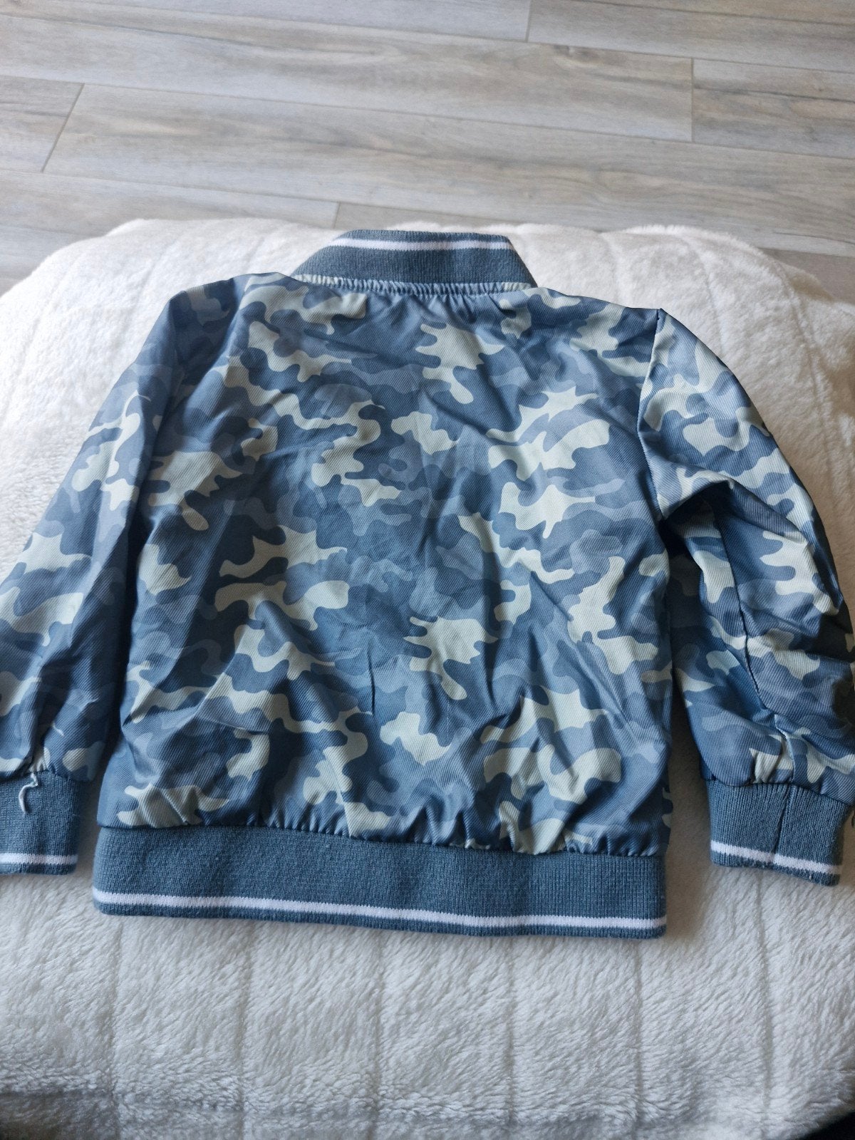 Blauw grijs leger zomerjas maat 80, Zeeman, Onbekend, Ophalen of Verzenden, Zo goed als nieuw