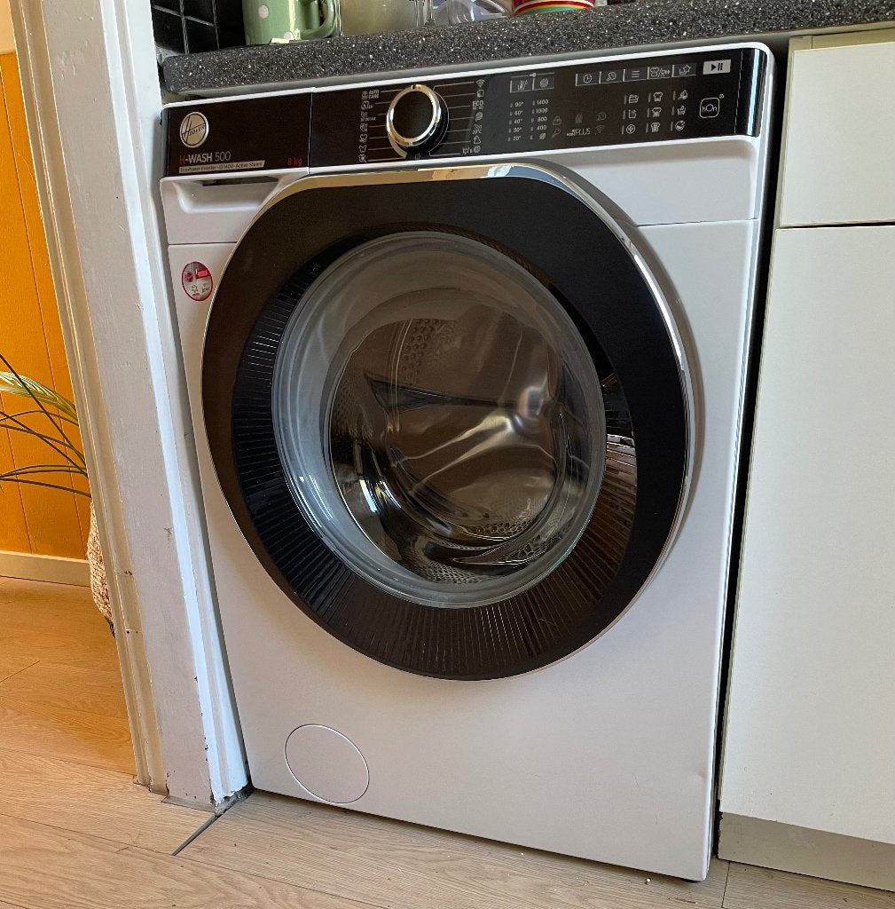 Wasmachine Hoover wash 500, Witgoed en Apparatuur, Ophalen, Gebruikt, 1200 tot 1600 toeren, 85 tot 90 cm