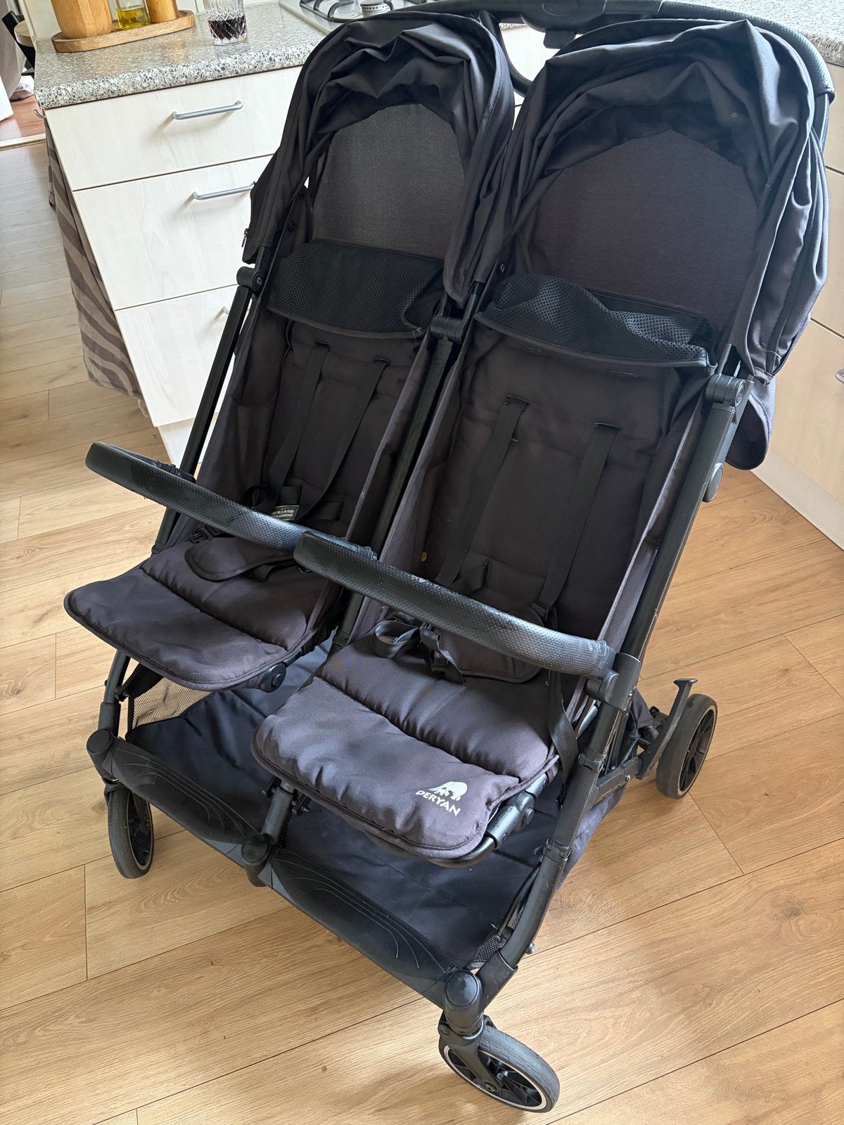 Deryan Duo Tweeling Buggy, Gebruikt, Duowagen, Ophalen, Kinderwagen