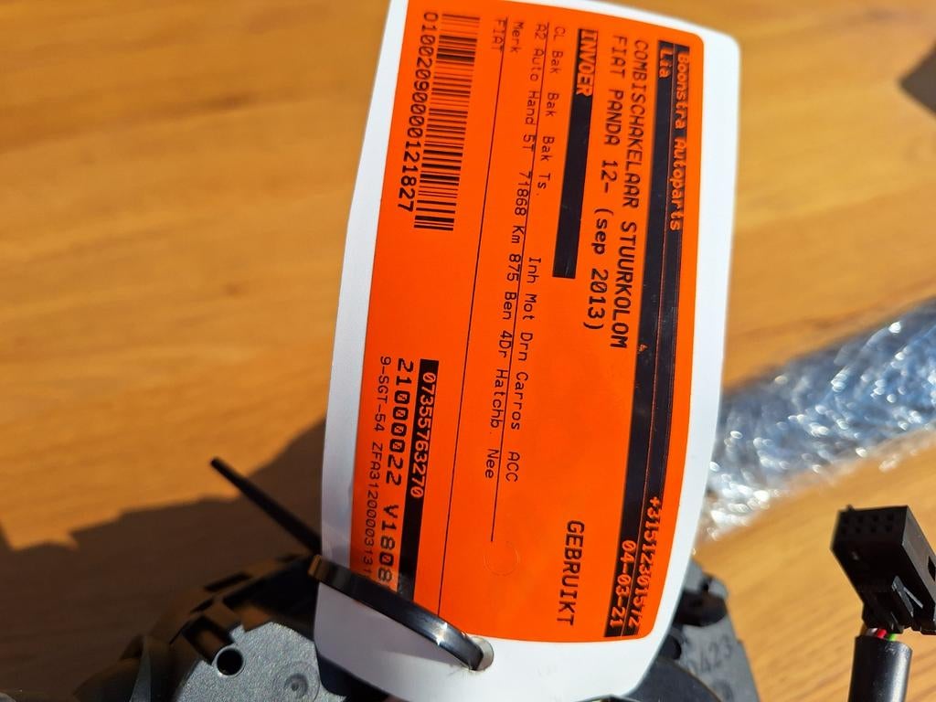 Stuur schakelaar Fiat Panda, Ophalen, Fiat