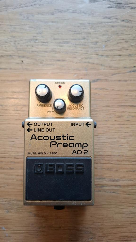 BOSS AD-2 Acoustic Preamp - Gitaar Pedaal, Muziek en Instrumenten, Ophalen of Verzenden, Zo goed als nieuw, Reverb