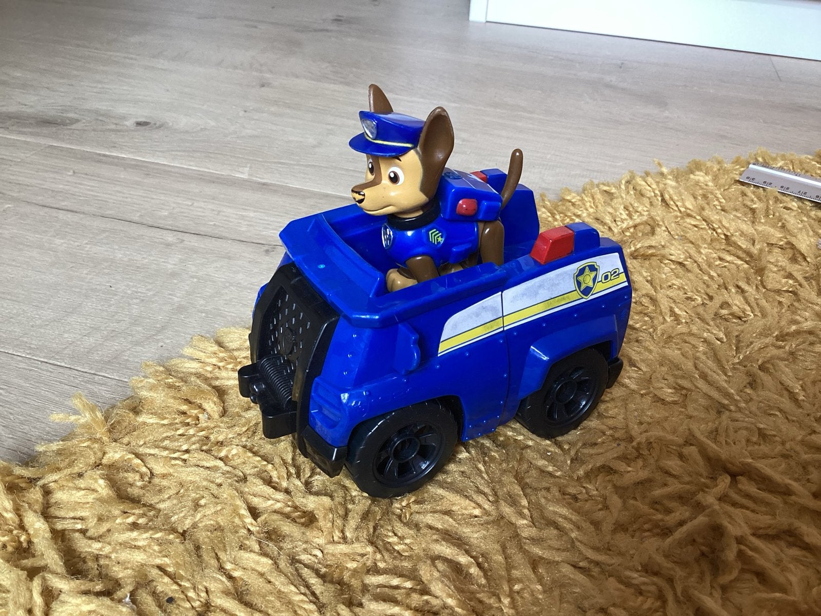 Paw Patrol Chase Politieauto met figuur - Zo goed als nieuw, Ophalen of Verzenden, Zo goed als nieuw