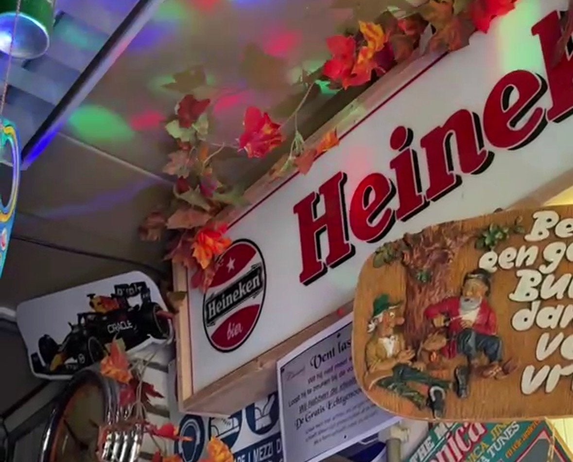 Heineken Lichtbak Reclamebord, Ophalen, Gebruikt, Lichtbak of (neon) lamp