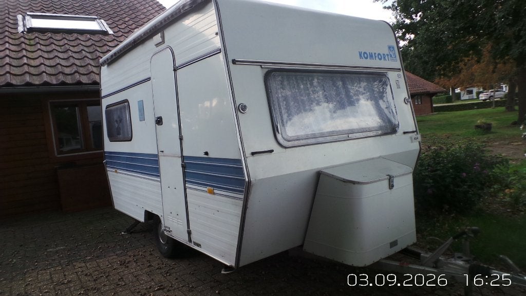 te koop Knaus 360 Komfort, Caravans en Kamperen, Tot en met 3, Particulier, 500 - 750 kg, Tot 4 meter