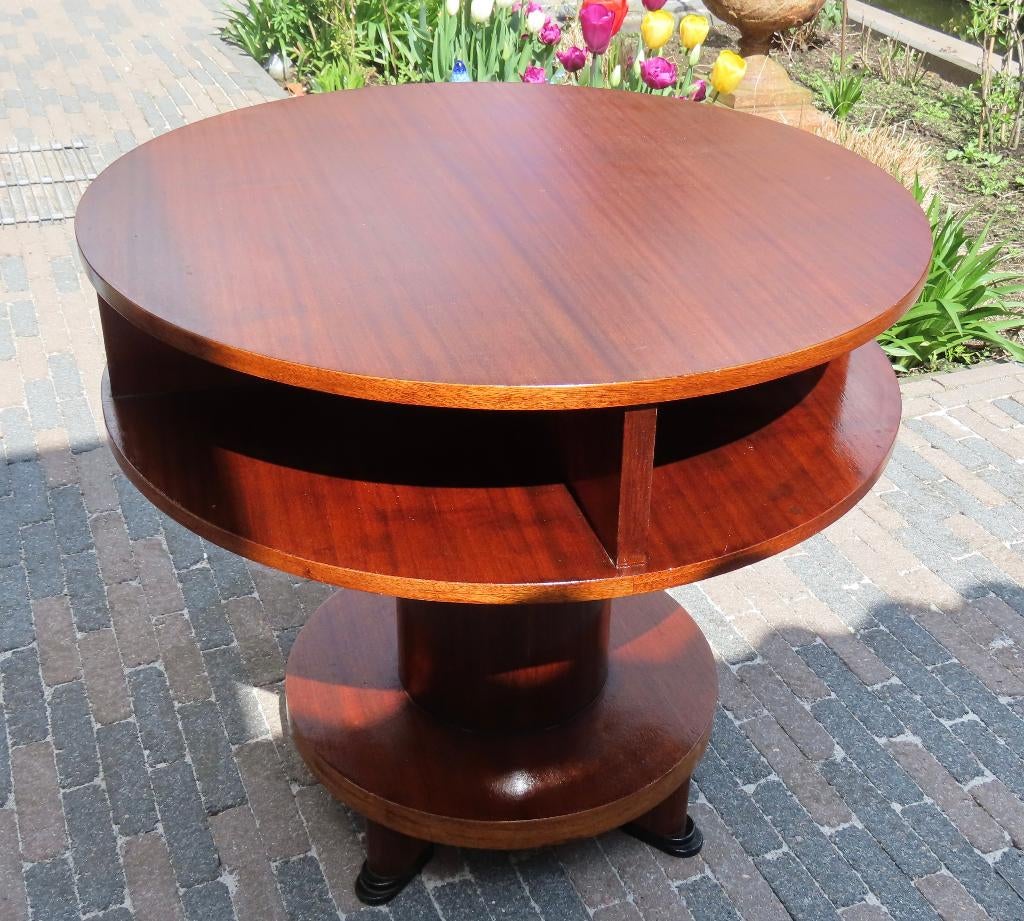 Art Deco Amsterdamse School salon/diner/koffietafel  79dx72h, Ophalen