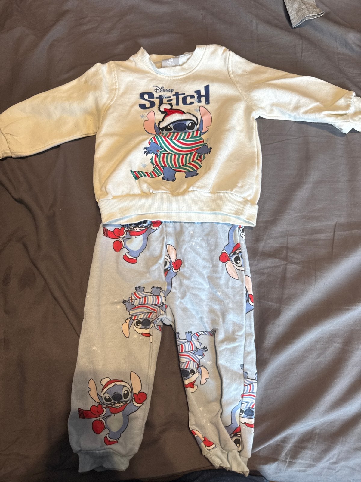 Disney Stitch Kerst Pyjama Set voor Kinderen, Ophalen of Verzenden, Gebruikt, Jongen of Meisje