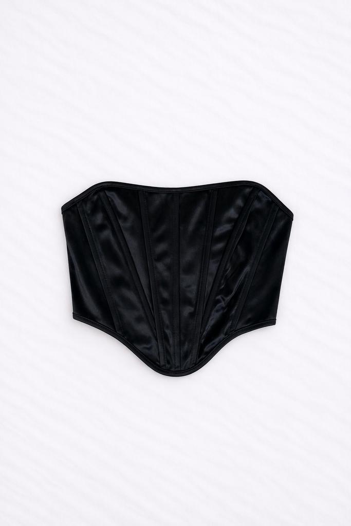 Stijlvol Strapless Corset Topje - Nieuw (XS), Zwart, Nieuw, Ophalen of Verzenden, Zonder mouw