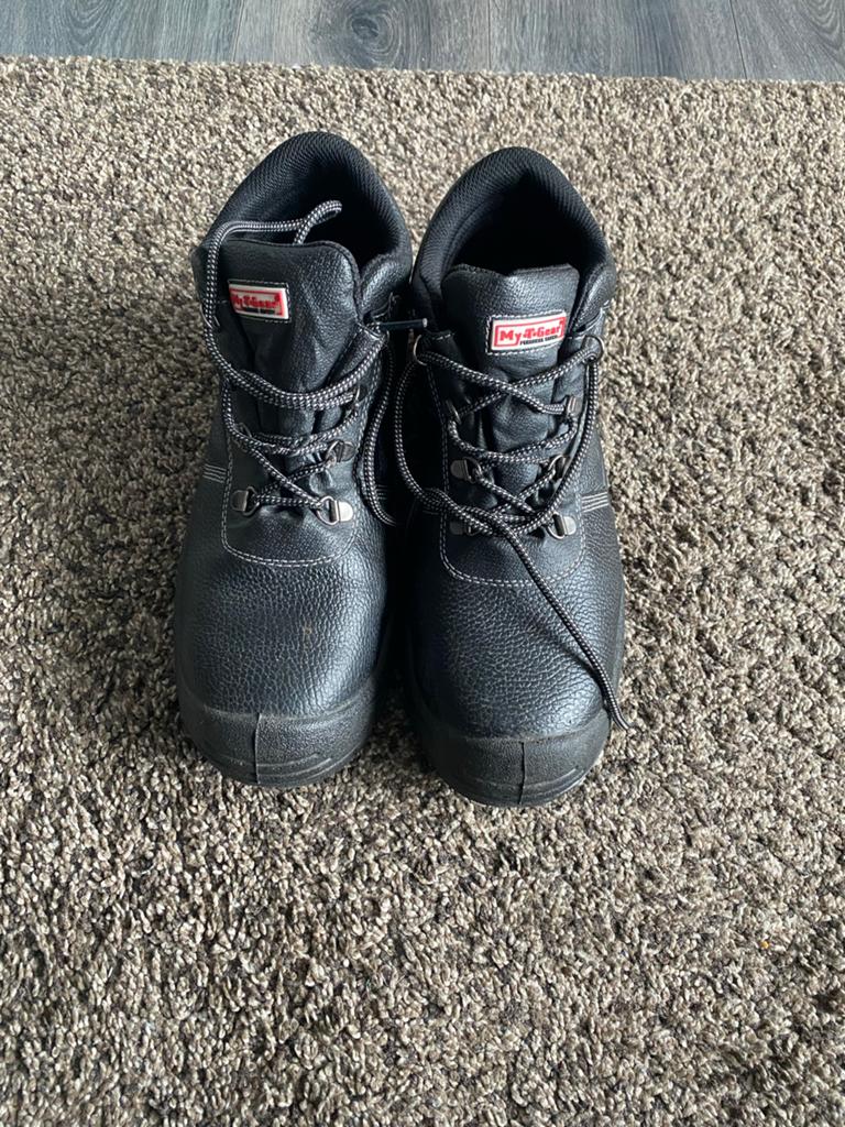 Zwarte Werkschoenen - My D-Gear, Doe-het-zelf en Verbouw, Veiligheidskleding, Ophalen, Gebruikt