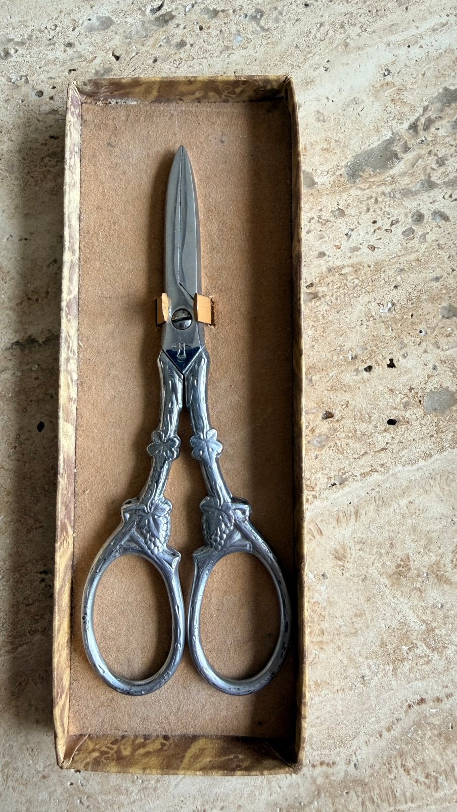 Vintage Grasoli Solingen Druivenschaar in Originele Doos, Ophalen of Verzenden