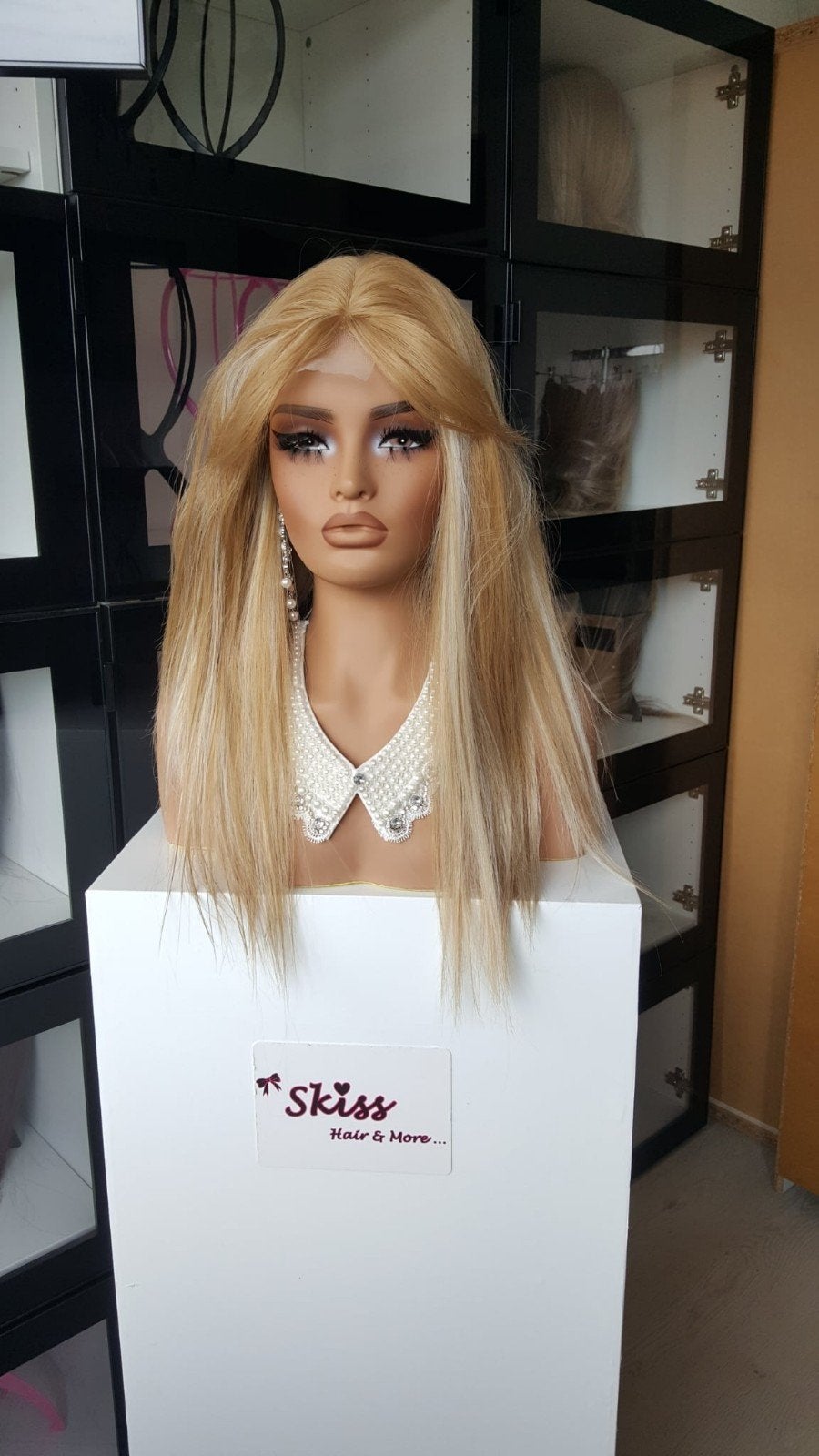 HaarTopper: #13 - Warm Blond / Lichter - Stijl - 50/55cm, Ophalen of Verzenden, Nieuw, Pruik of Haarverlenging