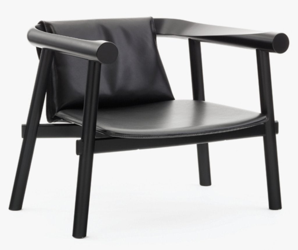 Patricia Urquiola Altay fauteuil stoel leer zwart design, Huis en Inrichting, Fauteuils, Ophalen, Gebruikt, Nvt, Nvt