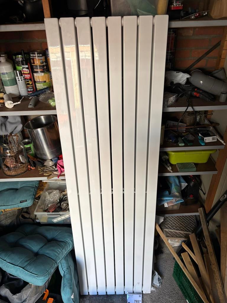 Radiator Thalia wit 54x180cm, Doe-het-zelf en Verbouw, Verwarming en Radiatoren, Ophalen, Radiator, Nieuw, Minder dan 60 cm