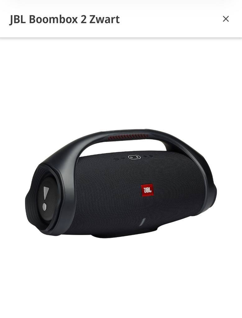 JBL Boombox 2 Zwart VOLLEDIG NIEUW, Ophalen, JBL, Overige typen, Zo goed als nieuw