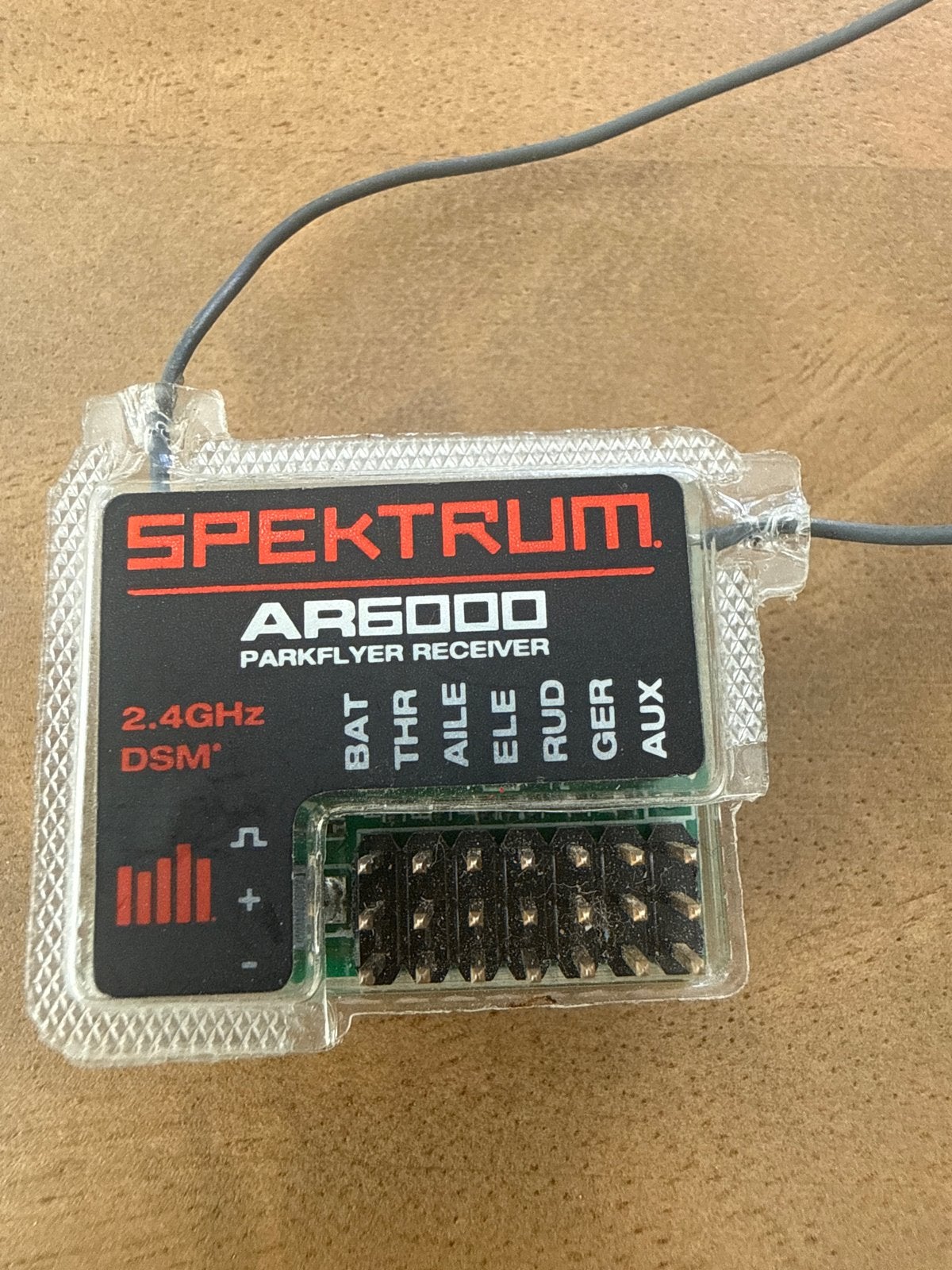 Spektrum AR6000 2.4GHz DSM Parkflyer Ontvanger, Ophalen of Verzenden, Gebruikt, Vliegtuig, Overige merken