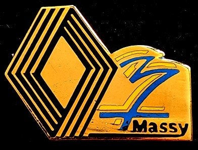 Renault- Massy pin, Verzenden, Nieuw, Transport, Speldje of Pin
