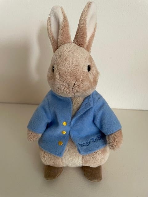 Beatrix Potter Pluche Knuffel Peter Rabbit 18 cm, Als Nieuw, Ophalen of Verzenden, Zo goed als nieuw, Dier