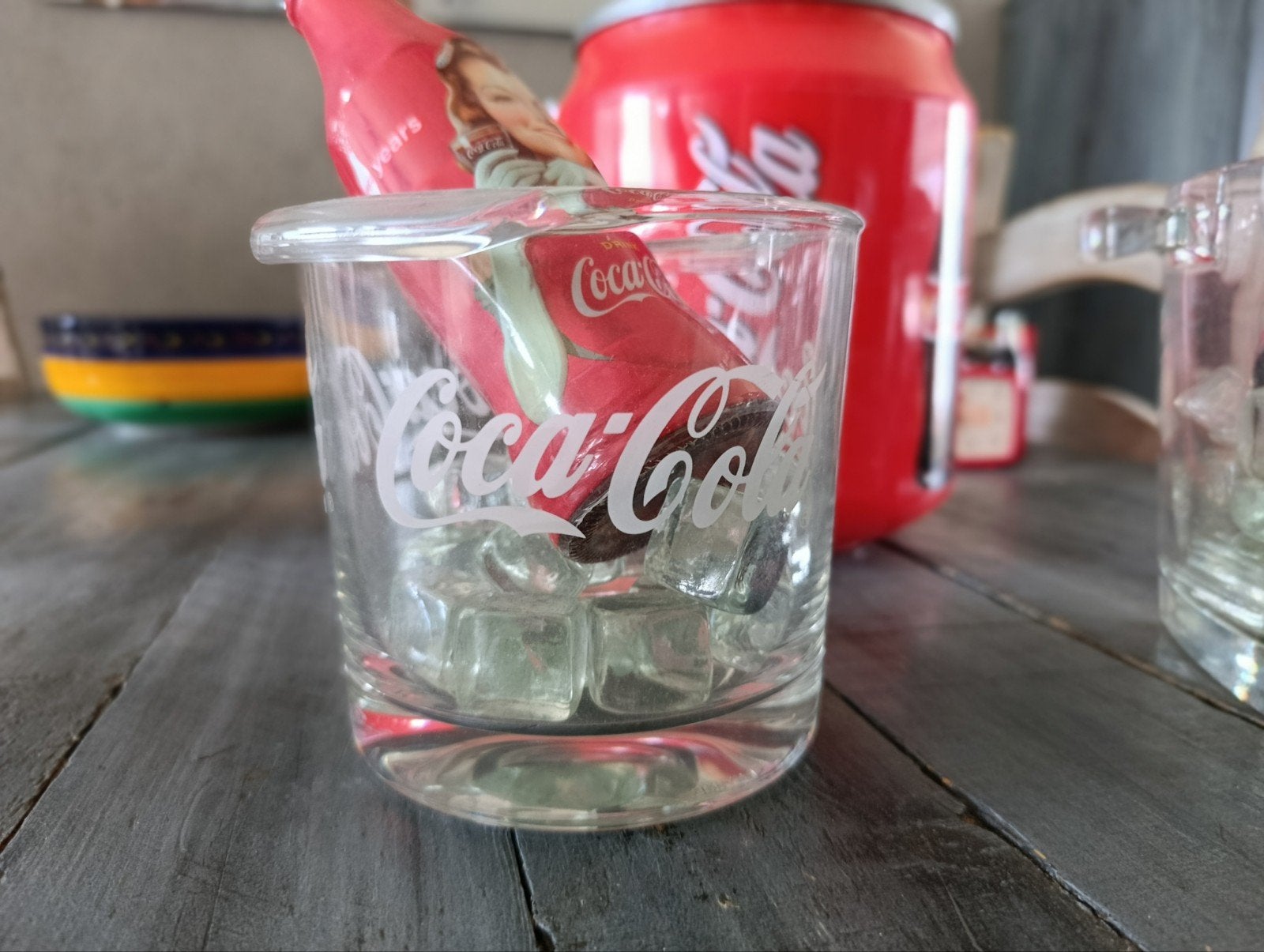 Set van 3 Coca-Cola ijsemmers en flessenkoelers, Flessenkoeler, Gebruikt, Kunststof, Ophalen of Verzenden