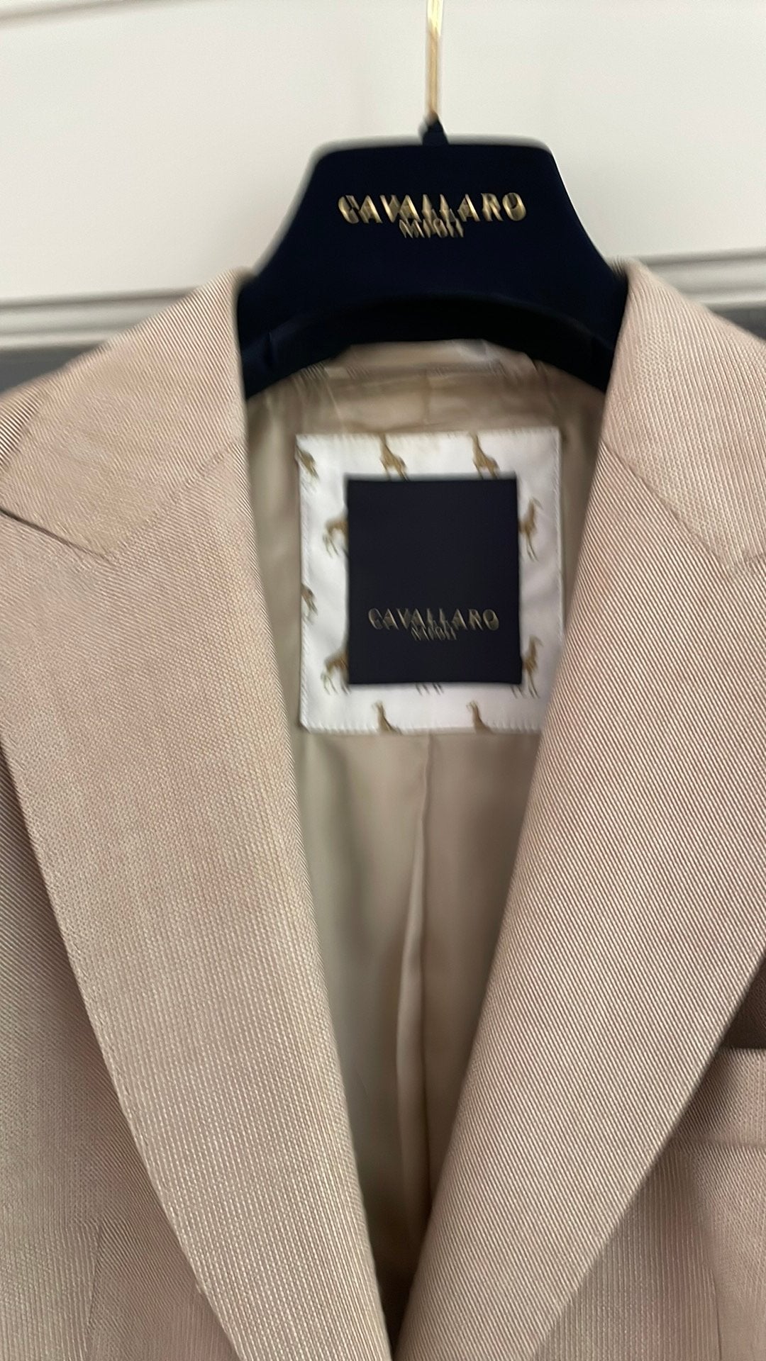 Cavallaro blazer maat 38/40, Ophalen of Verzenden, Gedragen, Maat 38/40 (M), Beige