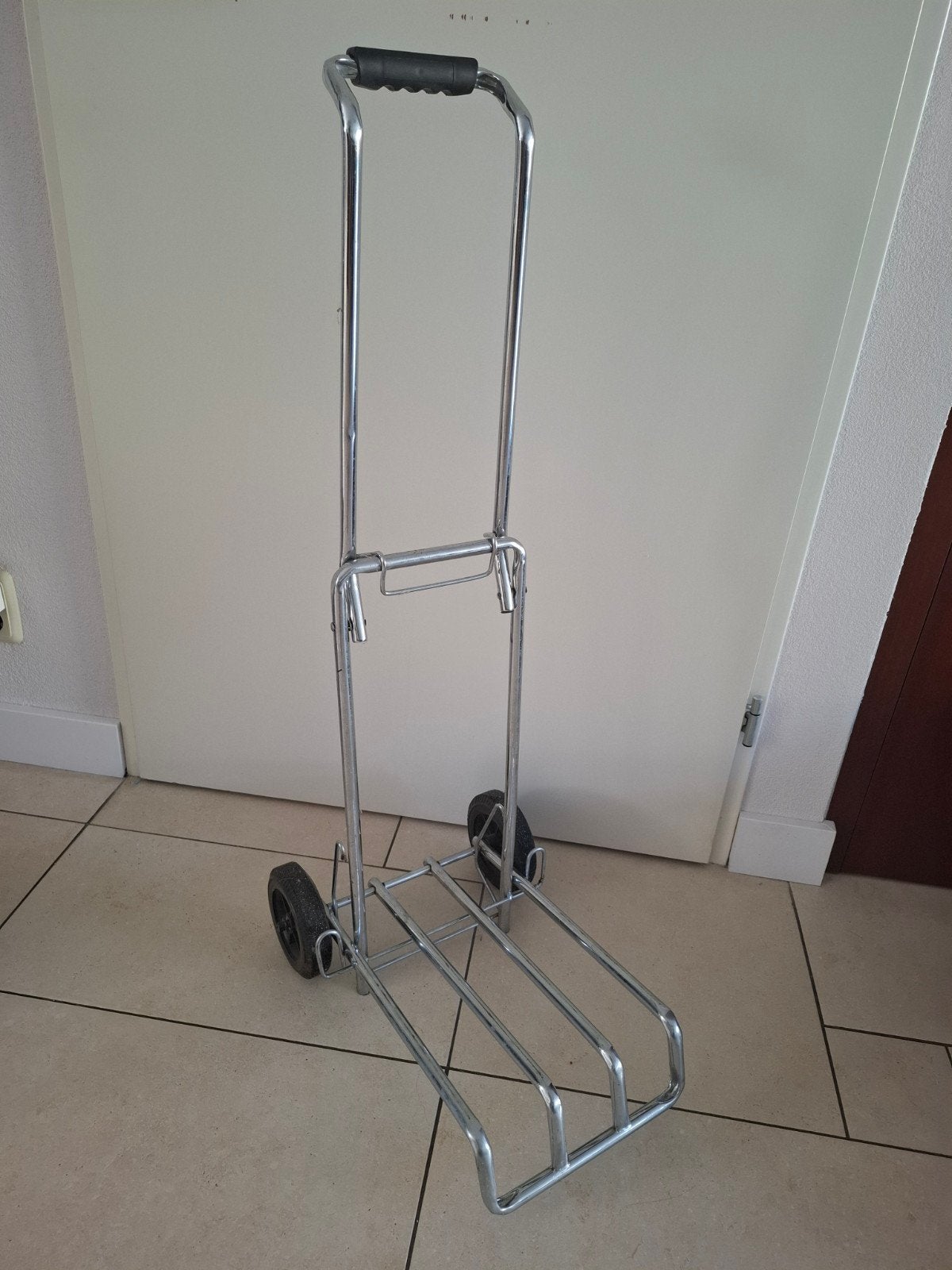 Opvouwbare trolley, Ophalen, Gebruikt