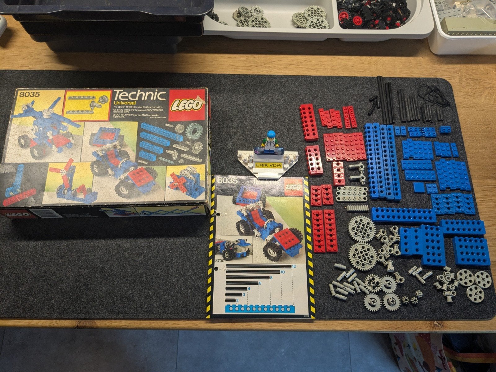 Lego Technic 8035 Universal Set, Ophalen of Verzenden, Zo goed als nieuw