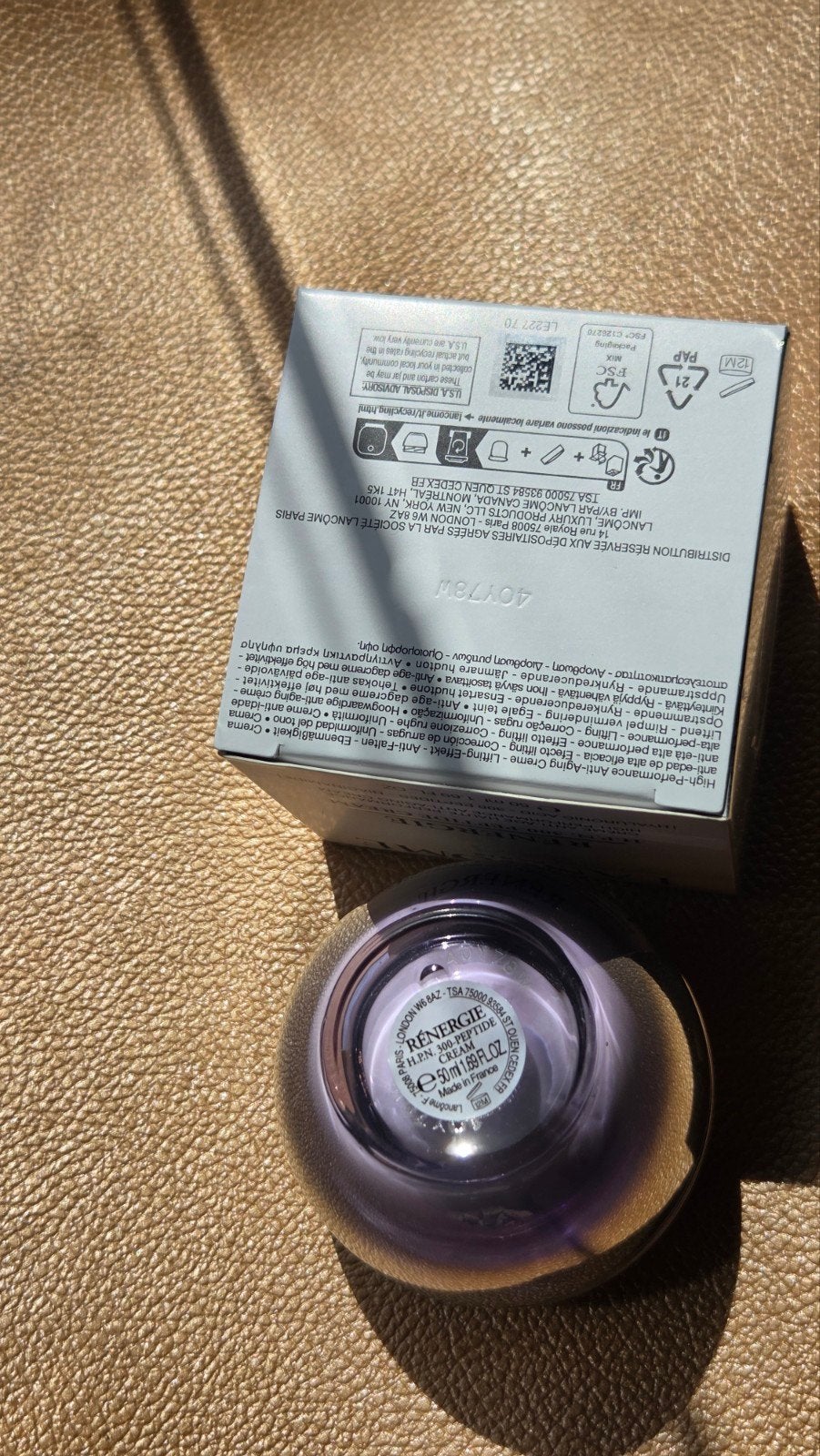 Lancôme Rénergie Peptide Crème - Nieuw, Verzenden, Nieuw