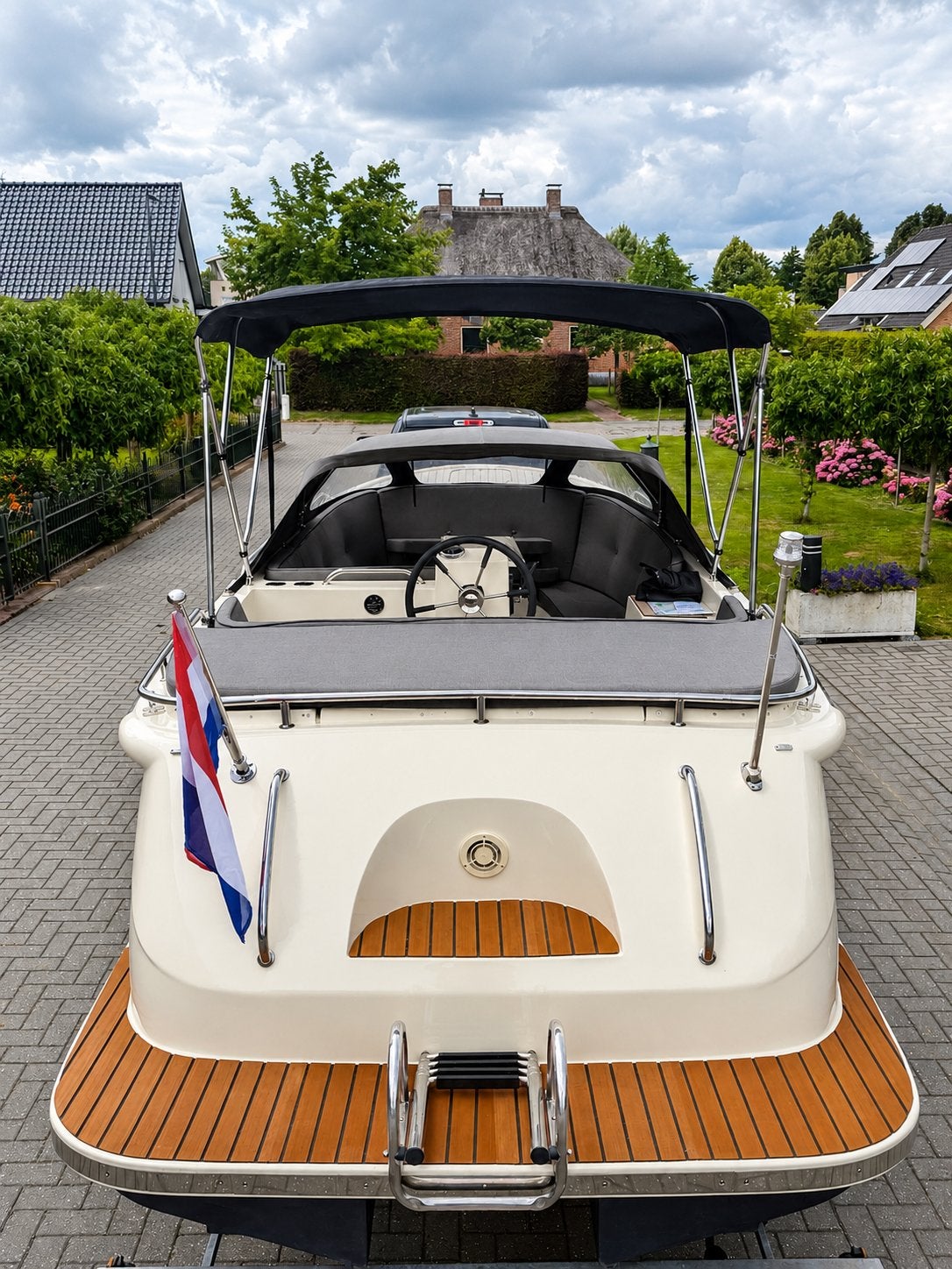 Primeur 610 Honda 50pk 4takt luxe opties! Bwj 017 audio, Watersport en Boten, Ophalen, Zo goed als nieuw, Primeur, Elektrische start